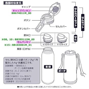 Amazon｜ZOJIRUSHI 象印 BB395112M-00 ステンレス マグ ボトル